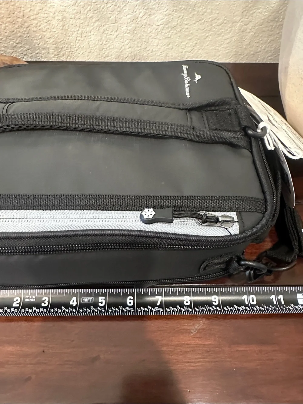 Tommy Bahama Black and Gray Insulated Lunch Cooler